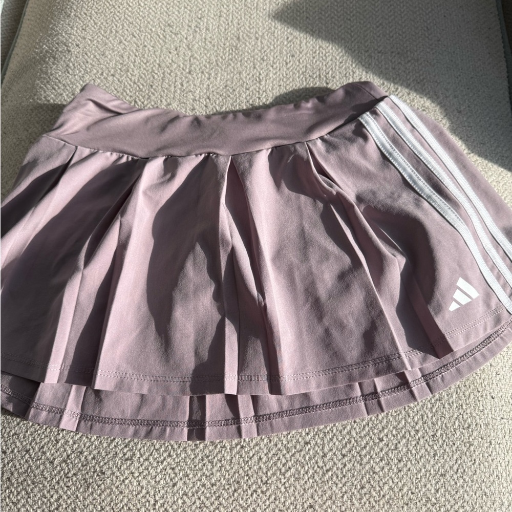 Adidas Purple Pleated Mini Skirt